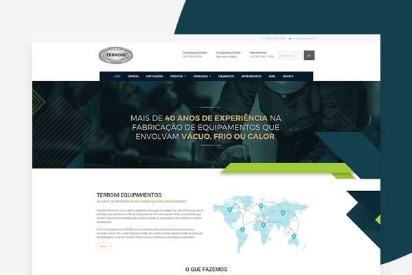 Desenvolvimento de site em Wordpress